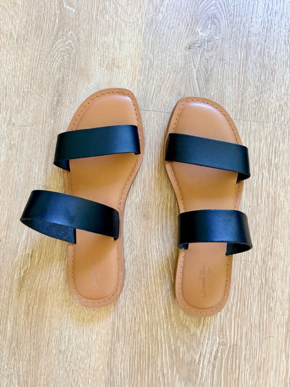 Target Universal Thread Freya Double Strap Sandals in Black- 7